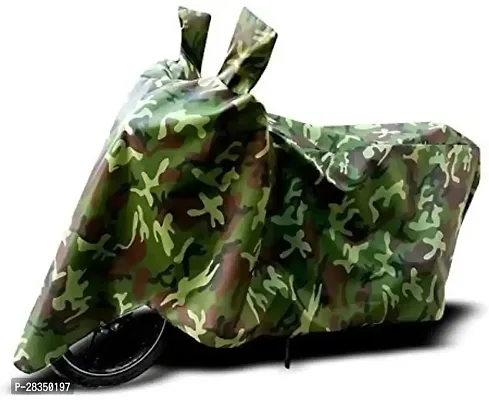 Waterproof Two Wheeler Cover For Hero Splendor Plus, Green-thumb3