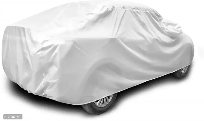 Autoreatil Car Cover For Kia Sonet Without Mirror Pockets Silver, For 2018, 2019, 2020, 2021, 2022 Models-thumb4