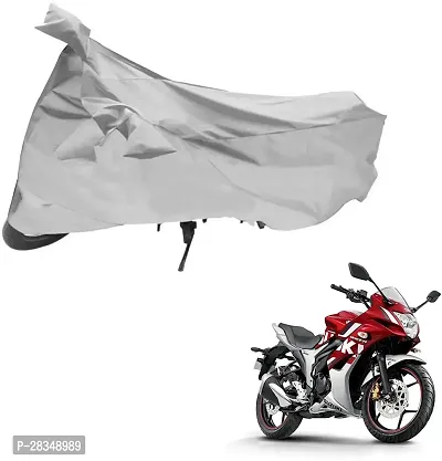 Autoretail Two Wheeler Cover For Suzuki ,Gixxer Sf, Silver