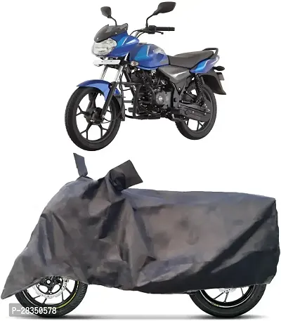 Akshita Enterprises Two Wheeler Cover For Bajaj Discover 100 Dts-I, Black