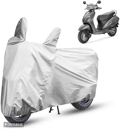 Classic Two Wheeler Cover For Honda Activa 4G, Silver