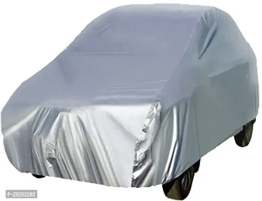 Designer Car Cover Without Mirror Pockets For Maruti Suzuki Ertiga-Silver-thumb0