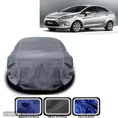 Grey Car Body Cover For- For Fiesta-Grey-thumb0