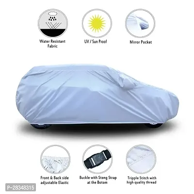 Car Cover For Maruti Suzuki 800 Best Material Quality Maruti 800 Car Cover/Maruti 800 Car Cover Dust Proof Maruti Suzuki 800 Car Cover/Car Cover For Maruti 800 Silver-thumb2