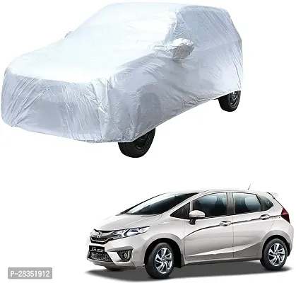 Classic Car Cover For Honda Jazz ,With Mirror Pockets ,Silver