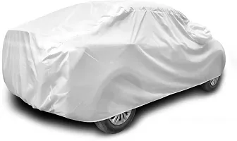 Autoreatil Car Cover For Kia Sonet Without Mirror Pockets Silver, For 2018, 2019, 2020, 2021, 2022 Models-thumb3