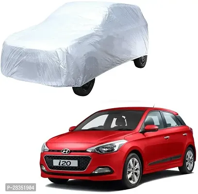 Classic Car Cover For Hyundai I20 ,Without Mirror Pockets ,Silver