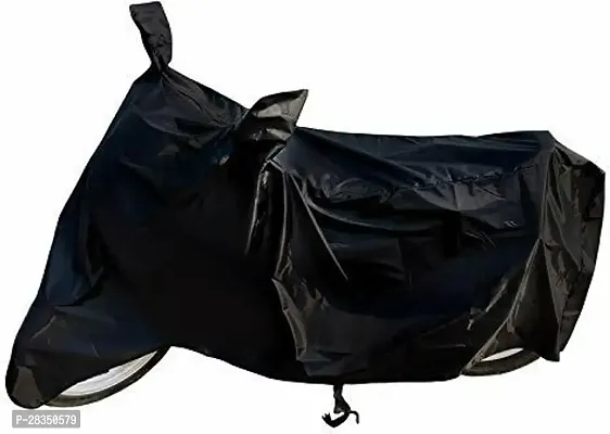 Mufasa Waterproof Two Wheeler Cover For Mahindra Duro 125, Black