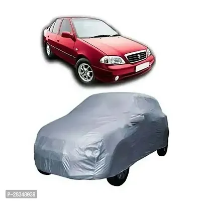 Classic Water Resistant Silver Car Body Cover Compatible With Hyundai Santro Xing Model 2005-2018