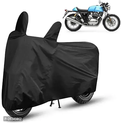 Autoretail Two Wheeler Cover For Royal Enfield ,Continental Gt, Black-thumb0