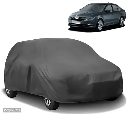 Autoretail Car Cover For Skoda Octavia Without Mirror Pockets Grey