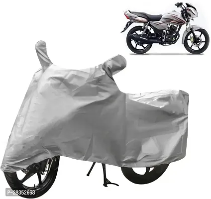 Autoretail Waterproof Two Wheeler Cover For Tvs Pheonix, Silver-thumb0