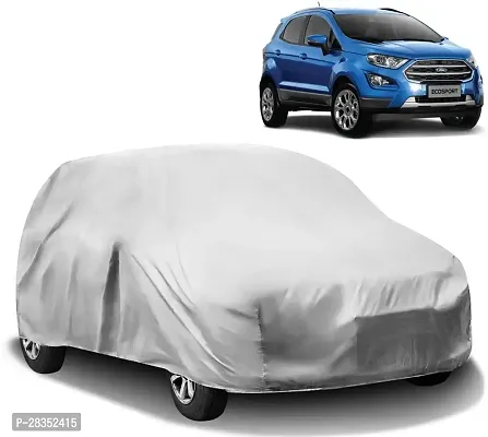 Stylish Car Cover For Ford Ecosport - Without Mirror Pockets - Silver