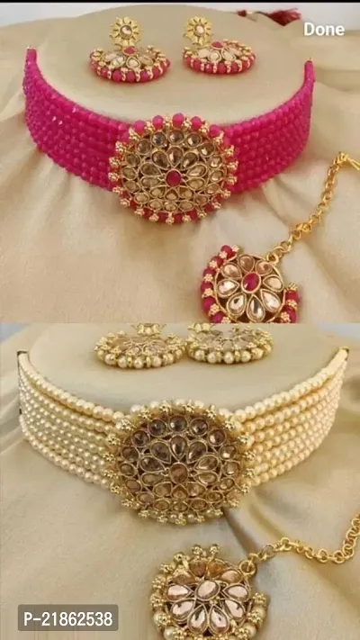 Festive Wear Fancy Choker Set Pack Of 2