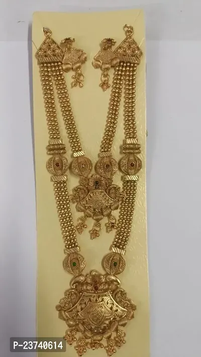 Trendy Alloy Golden Jewellery Sets For Women