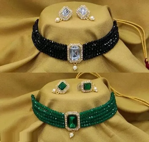 Pack Of 2 Elegant Alloy Jewellery Set For Women