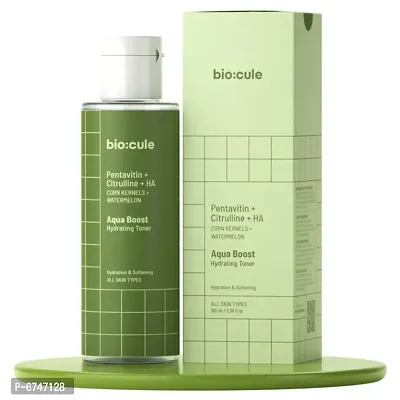 biocule Aqua Boost Hydrating Toner, Hyaluronic Acid with Pentavitin and Citrulline, Hydration and Glow, Face Toner for All Skin Types