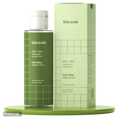 biocule Ever Glow Radiance T and Vitamin C from Sugarcane and Kakadu Plum, Brightening and Glow, Alcohol Free Toner for All Skin Types