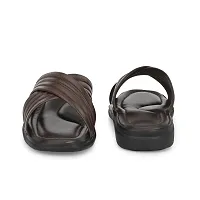Men's Faux Leather Slippers Sandals-thumb3