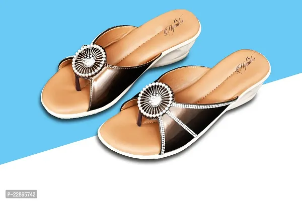 HYADES  Women Sandals | Casual  Formal Sandals | Stylish, Comfortable  Durable | For Daily  Occasion Wear-thumb2