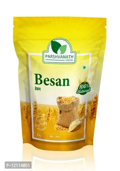 PARSHVANATH GREENS Besan (Gram Flour) 900 Grams Made from Pure Chana Dal (1)-thumb0