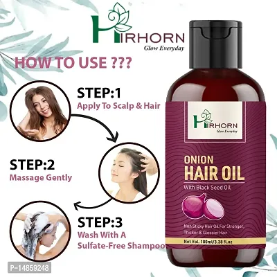 Onion Hair Oil For Hair Growth And Hair Fall Control 100 ML-thumb0