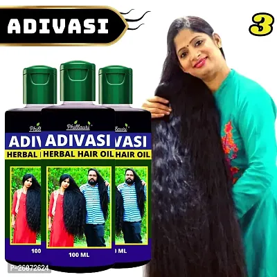 Adivasi Neelambari Hair Care Aadivasi Best Hair Growth Oil-100Ml-Pack Of 3