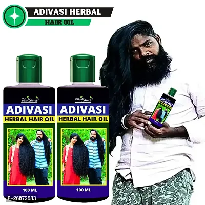 Adivasi Jadibuti Natural Hair Oil-200Ml-thumb0