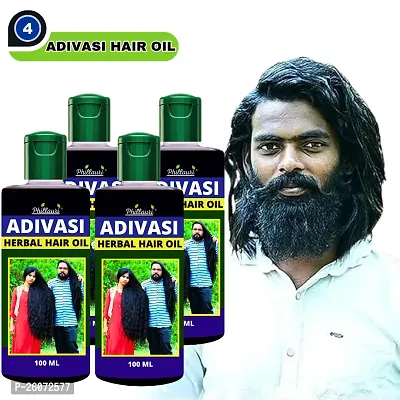 Adivasi Natural Jadibuti Hair Oil For Hair Growth-400Ml