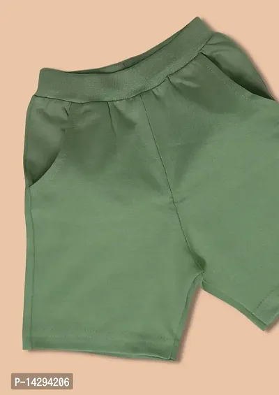 Funny Bear Baby Boy Girl Half Sleeve Tshirt Shorts Set (12-18 Months)-thumb5