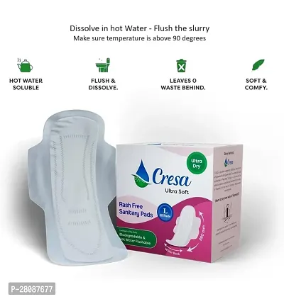 Cresa- Hot Water Flushable And Biodegradable Sanitary Pads