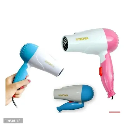 NOVA NV-1290 ( 1000W )  Professional Electric Foldable Hair Dryer With 2 Speed-thumb0