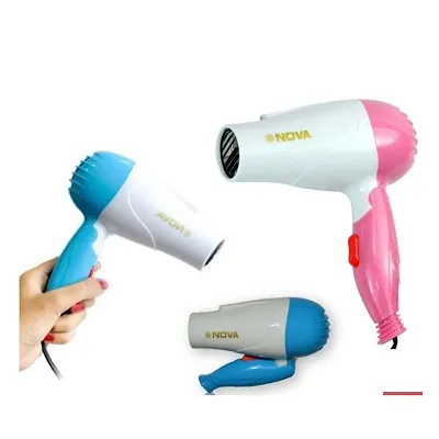 NOVA NV-1290 ( 1000W )  Professional Electric Foldable Hair Dryer With 2 Speed