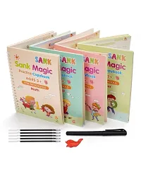 D4STARS MAGIC PRACTICE SANK COPYBOOK FOR KIDS,  BEST WRITING COPY BOOK FOR CHILDREN STUDY ( COMBO 4 COPYBOOK +  FREE : 1 PEN + 10 REFILL )-thumb3
