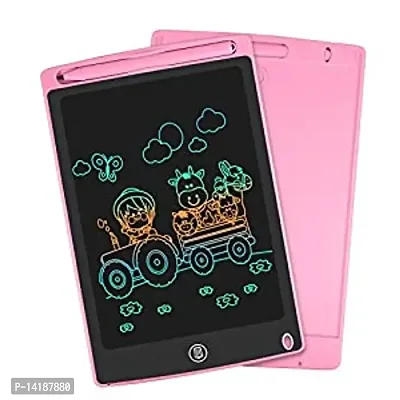 LCD Writing Pad Tablet in PINK COLOUR 8.5 inches Electronic Writing Scribble Drawing Board-thumb0