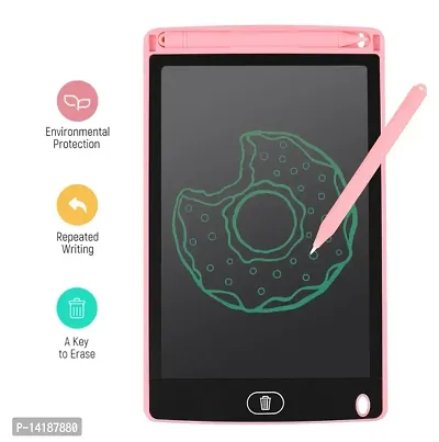 LCD Writing Pad Tablet in PINK COLOUR 8.5 inches Electronic Writing Scribble Drawing Board-thumb3