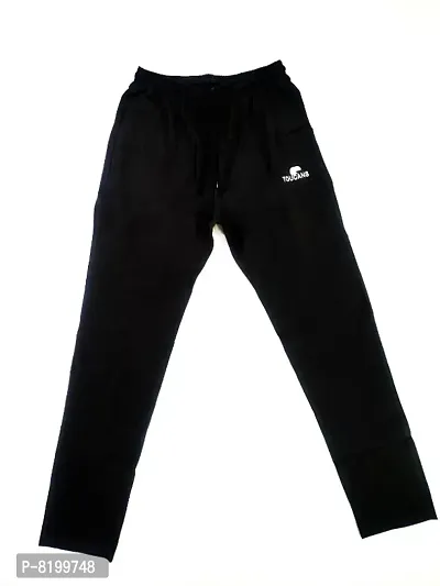 Classy Polyester Spandex Solid Track Pants for Men-thumb0