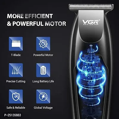 Men's Professional Rechargeable LED Display  Beard Trimmer-thumb2