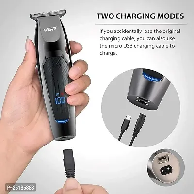 Men's Professional Rechargeable LED Display  Beard Trimmer-thumb3