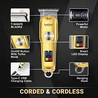 V-290 Professional Hair Clipper with LED Display Trimmer 120 min Runtime 4 Length Settings-thumb2