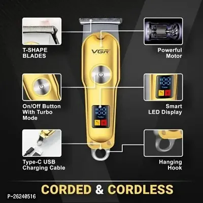 V-290 Professional Hair Clipper with LED Display Trimmer 120 min Runtime 4 Length Settings-thumb3