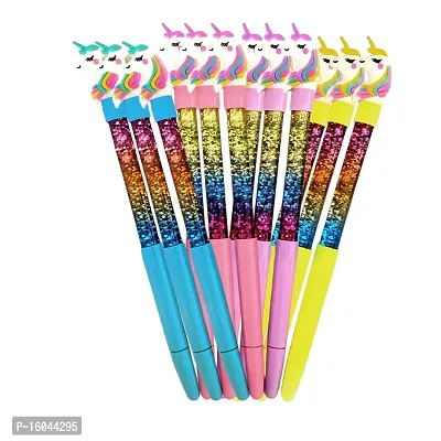 Amscan Glitter Rainbow Gel Pens, 6pc | Party Supplies | Party Favors