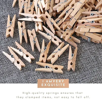Mini Wood Clothespins