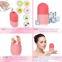 EBOFAB Ice Roller for Face and Eye, Gua Sha Face Massage Reusable Silicone Facial Ice Roller For Glowing  Tighten Skin-thumb4