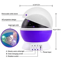 EBOFAB 360 Degree Rotating Projector lamp Moon Star Projection with USB Cable Lamp for Kids Room LED Projection Lamp(Multicolour)-thumb4