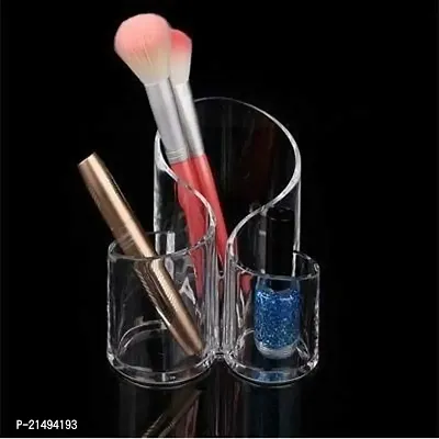 EBOFAB Transparent Acrylic Cosmetic Makeup Organizer 2207, Display Stand Nail Polish Eyebrow Pencil Storage Box, Makeup Brush and Jewelry Organisers-thumb5