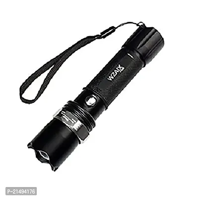 EBOFAB Electric Torch Zoomable 3 Mode Rechargeable Movable Electric Led Torch Ultra Bright Laser Power Flashlight
