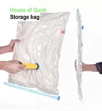 EBOFAB Vacuum Storage Bag, Travel Space Saver Bag, Clothing Storage Bags, Compression Sealer Bags with Ziplock and Hand Pump (50 x 60, 60 x 80, 70 x 100, 80 x 120 cm)-thumb3