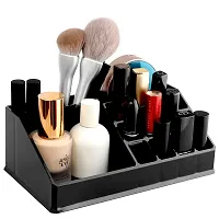 EBOFAB 16 Grid Acrylic Cosmetic Makeup Organizer Desk Bathroom Makeup Brush Lipstick Jewelry Storage Box Holder Case-thumb1
