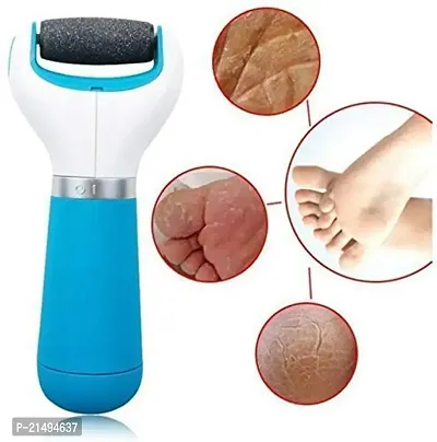 EBOFAB velvet smooth Electronic Foot File with Crystals Pedicure Scrubber Cracked Heels Remover Foot for Women-thumb2